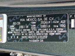 Kia K4 LXS Sedan 2026