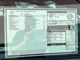 Mercedes-Benz GLE GLE 350 4MATIC SUV 2026