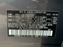Subaru Forester Base AWD 2026