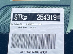 Toyota Camry XLE (Natl) 2026