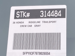 Honda Ridgeline TrailSport+ AWD 2026