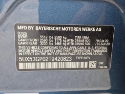 BMW X3 30 xDrive Sports Activity Vehicle 2026