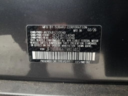 Subaru WRX Premium Manual 2026