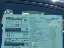 Subaru WRX Premium Manual 2026