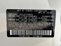 Subaru Outback Premium AWD 2026