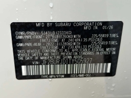 Subaru Outback Touring XT AWD 2026