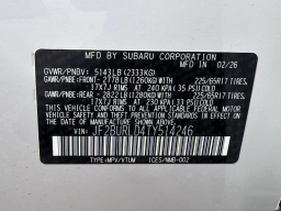 Subaru Outback Wilderness AWD 2026