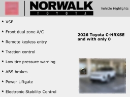 Toyota C-HR XSE AWD (Natl) 2026