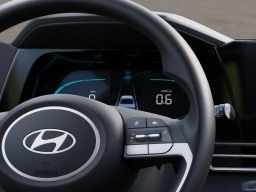 Hyundai Elantra Hybrid Blue Sedan 2026