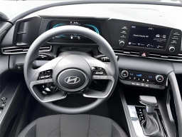 Hyundai Elantra Hybrid Blue Sedan 2026