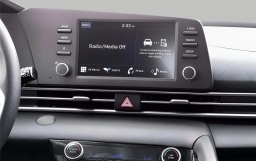 Hyundai Elantra Hybrid Blue Sedan 2026