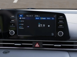 Hyundai Elantra Hybrid Blue Sedan 2026