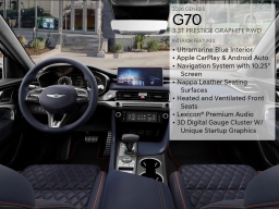 Genesis G70 3.3T Prestige Graphite RWD 2026