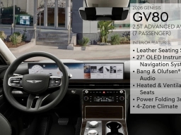 Genesis GV80 Advanced 2.5T AWD 2026