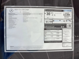 Mercedes-Benz CLA CLA 250 Coupe 2026