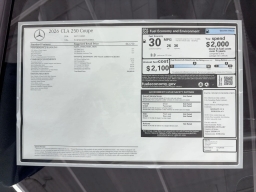 Mercedes-Benz CLA CLA 250 Coupe 2026