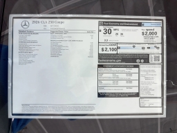 Mercedes-Benz CLA CLA 250 Coupe 2026