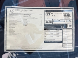 Mercedes-Benz S-Class S 500 4MATIC Sedan 2026