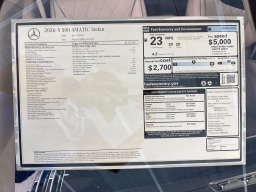Mercedes-Benz S-Class S 500 4MATIC Sedan 2026