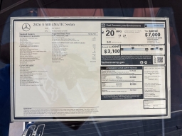 Mercedes-Benz S-Class S 580 4MATIC Sedan 2026