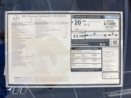 Mercedes-Benz S-Class Maybach S 580 4MATIC Sedan 2026
