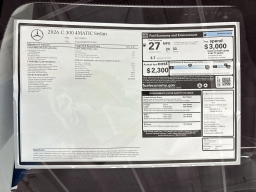 Mercedes-Benz C-Class C 300 4MATIC Sedan 2026
