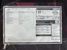 Mercedes-Benz C-Class AMG C 43 4MATIC Sedan 2026