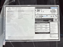 Mercedes-Benz E-Class E 350 RWD Sedan 2026