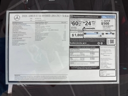 Mercedes-Benz E-Class AMG E 53 E 4MATIC+ Sedan 2026
