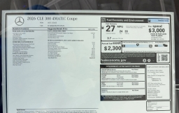 Mercedes-Benz CLE CLE 300 4MATIC Coupe 2026