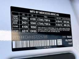 Mercedes-Benz Sprinter Cargo Van High Roof 4-Cyl Diesel 2500 High Roof I4 Diesel 170" RWD 2025