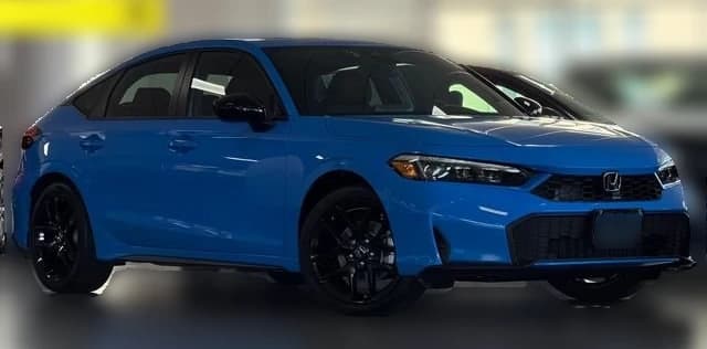 Honda Civic Hatchback Hybrid Sport CVT 2026 — side view