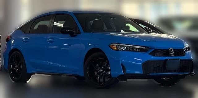 Honda Civic Hatchback Hybrid Sport CVT 2026 — side view