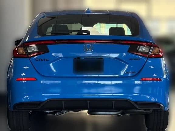 Honda Civic Hatchback Hybrid Sport CVT 2026 — side view