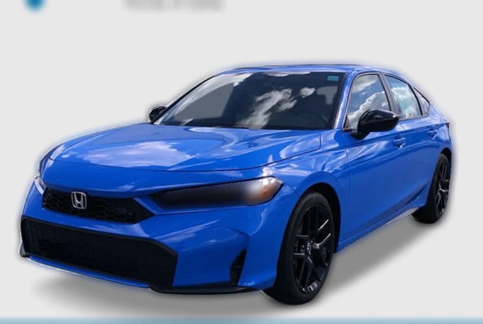 Honda Civic Hatchback Hybrid Sport CVT 2026 — side view