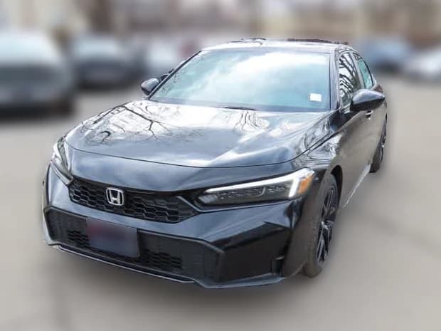 Honda Civic Hatchback Hybrid Sport CVT 2026 — side view