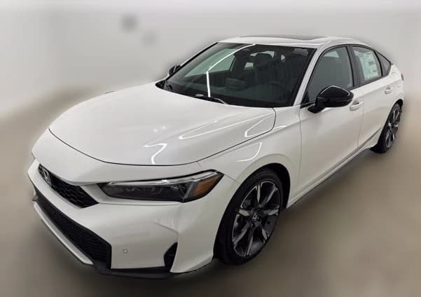 Honda Civic Hatchback Hybrid Sport Touring CVT 2026 — side view