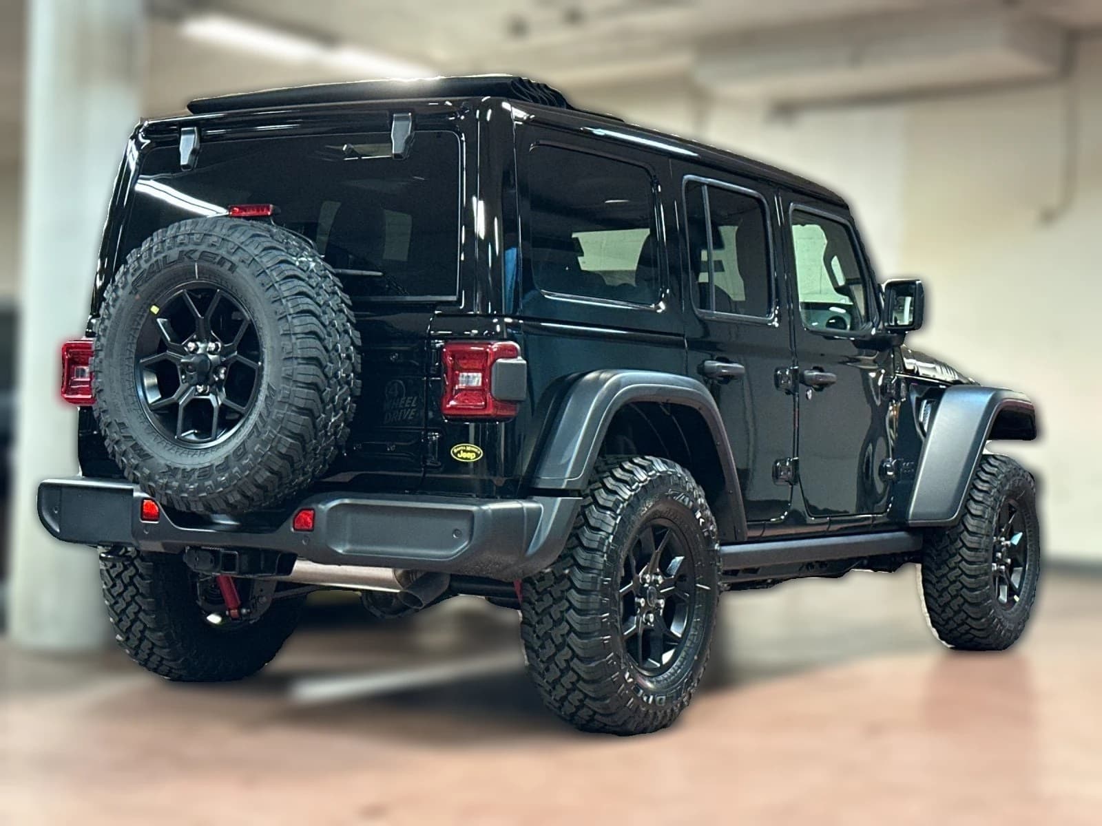 Jeep Wrangler Willys 4 Door 4x4 2025 — side view