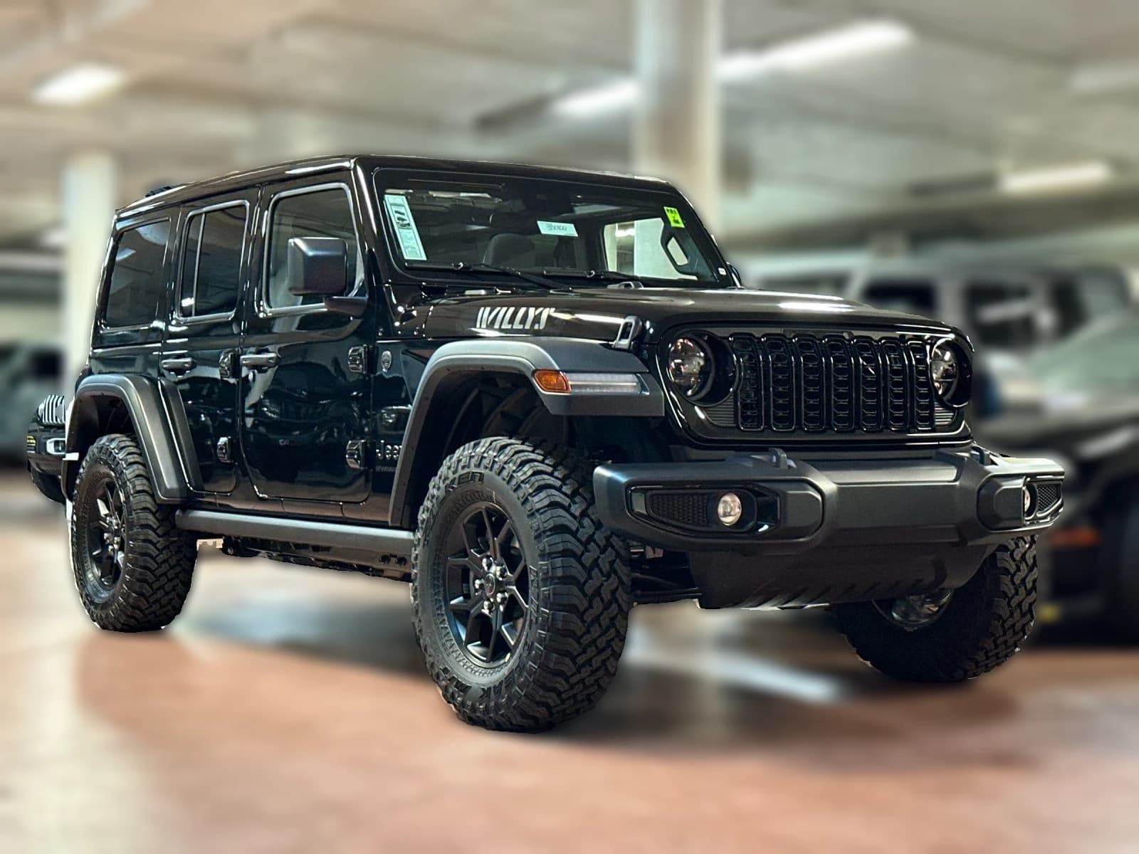 Jeep Wrangler Willys 4 Door 4x4 2025 — side view