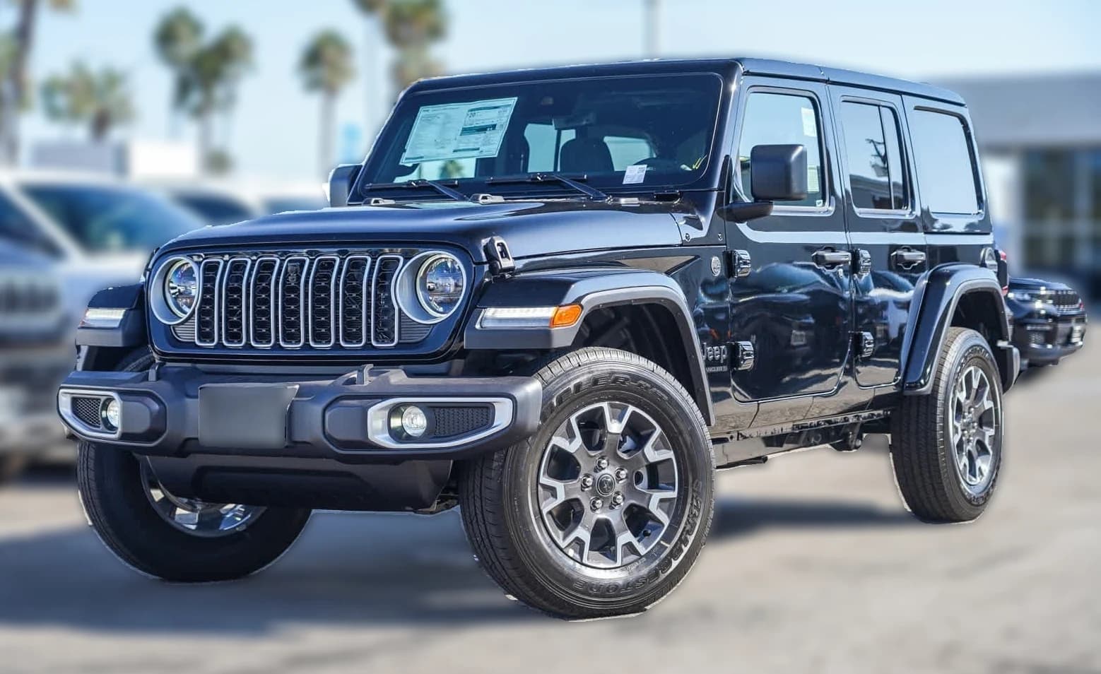 Jeep Wrangler Sahara 4 Door 4x4 2025 — side view