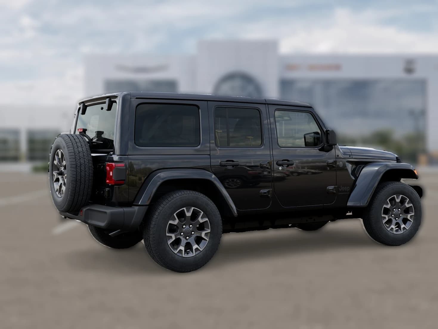 Jeep Wrangler Sahara 4 Door 4x4 2025 — side view