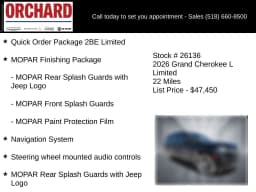 Jeep Grand Cherokee L Limited 4x4 2026 — side view