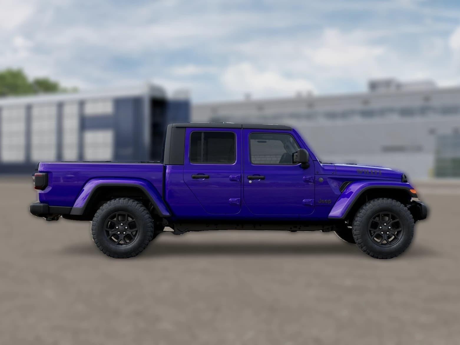 Jeep Gladiator Willys 4x4 2026 — side view