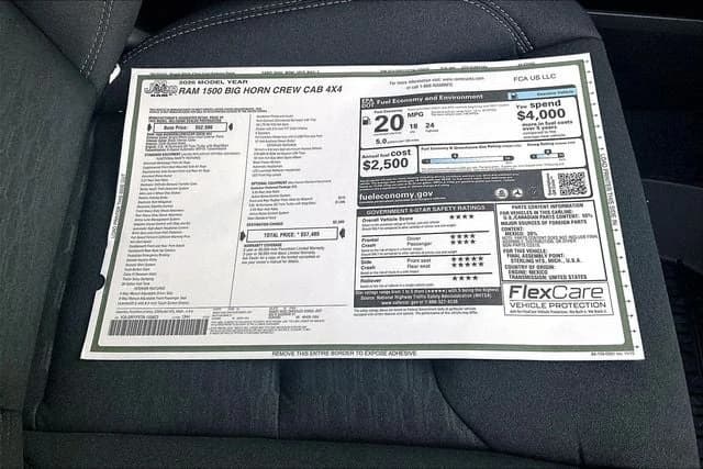 Ram 1500 Big Horn 4x4 Crew Cab 5'7" Box 2026 — side view