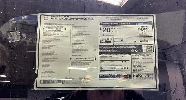 Ram 1500 Big Horn 4x4 Crew Cab 5'7" Box 2026 — side view