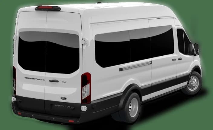 Ford Transit Passenger Wagon XLT T-350 HD 148" EL High Roof DRW RWD 2026 — side view