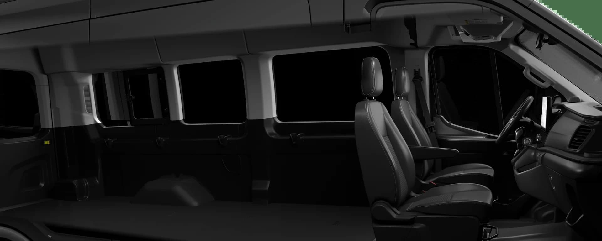 Ford Transit Passenger Wagon XL T-350 HD 148" EL High Roof DRW RWD 2027 — side view