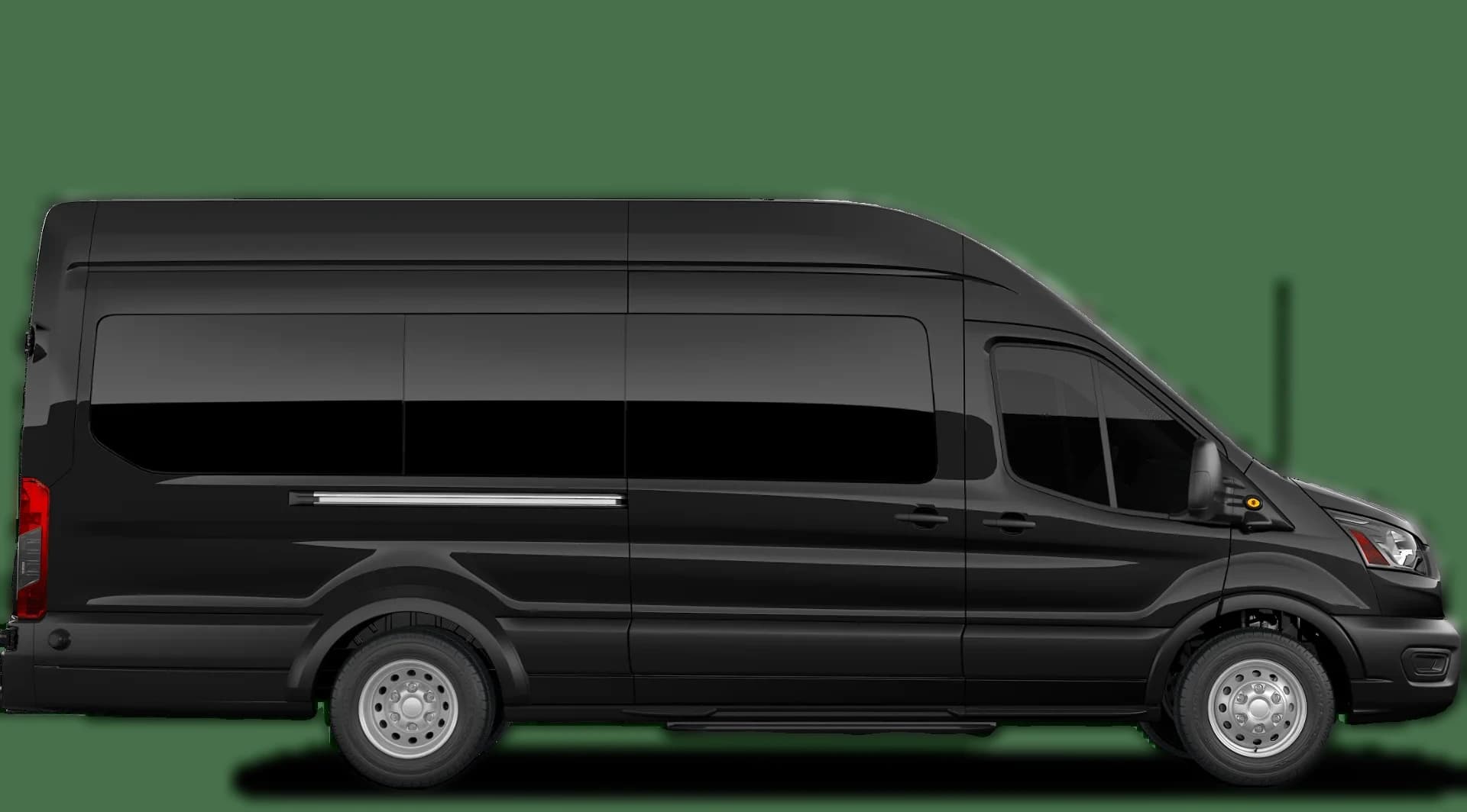 Ford Transit Passenger Wagon XL T-350 HD 148" EL High Roof DRW RWD 2027 — side view