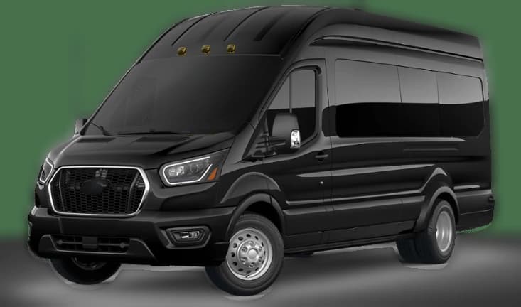 Ford Transit Passenger Wagon XLT T-350 HD 148" EL High Roof DRW AWD 2026 — side view