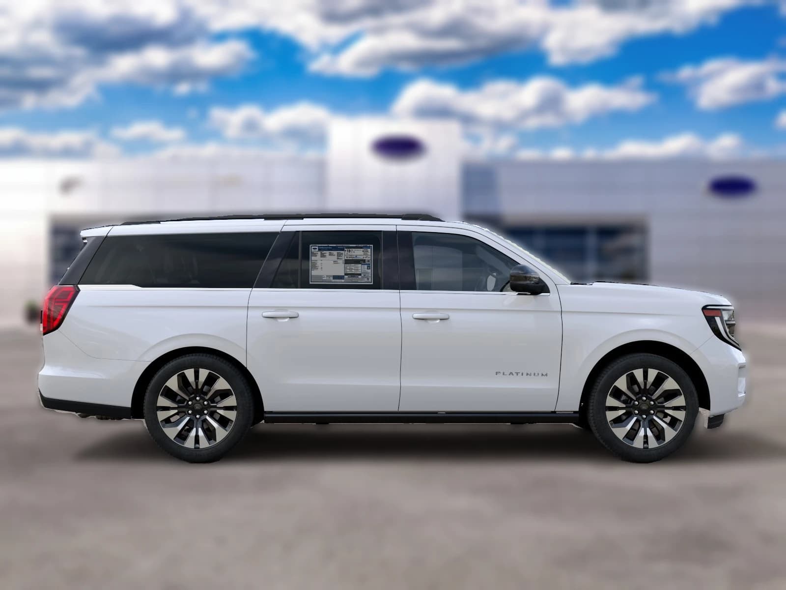 Ford Expedition Max Platinum 4x2 2027 — side view